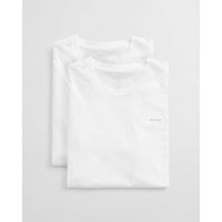 2-Pack Regular Fit Cotton Crew-Neck T-Shirts, White
