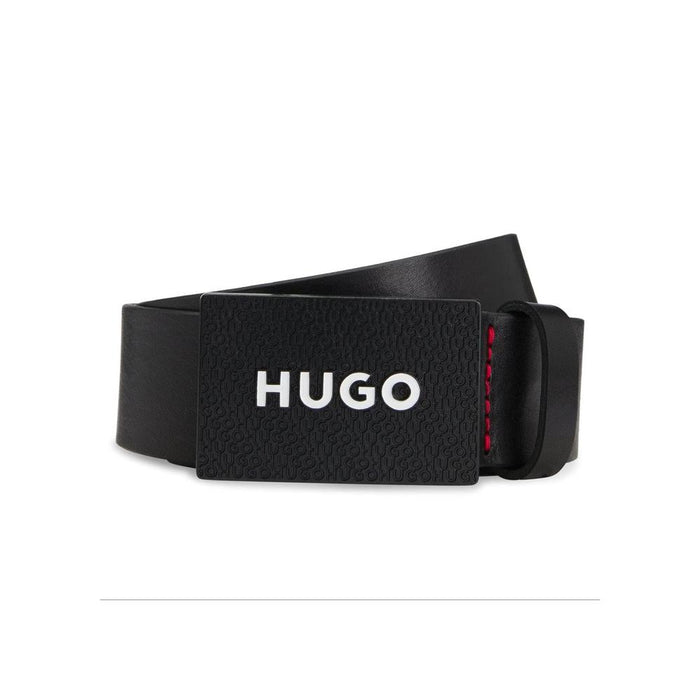 Gilao-Z Leather Belt, Black