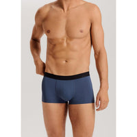 HANRO Micro Touch Boxer Trunks, Vintage Indigo
