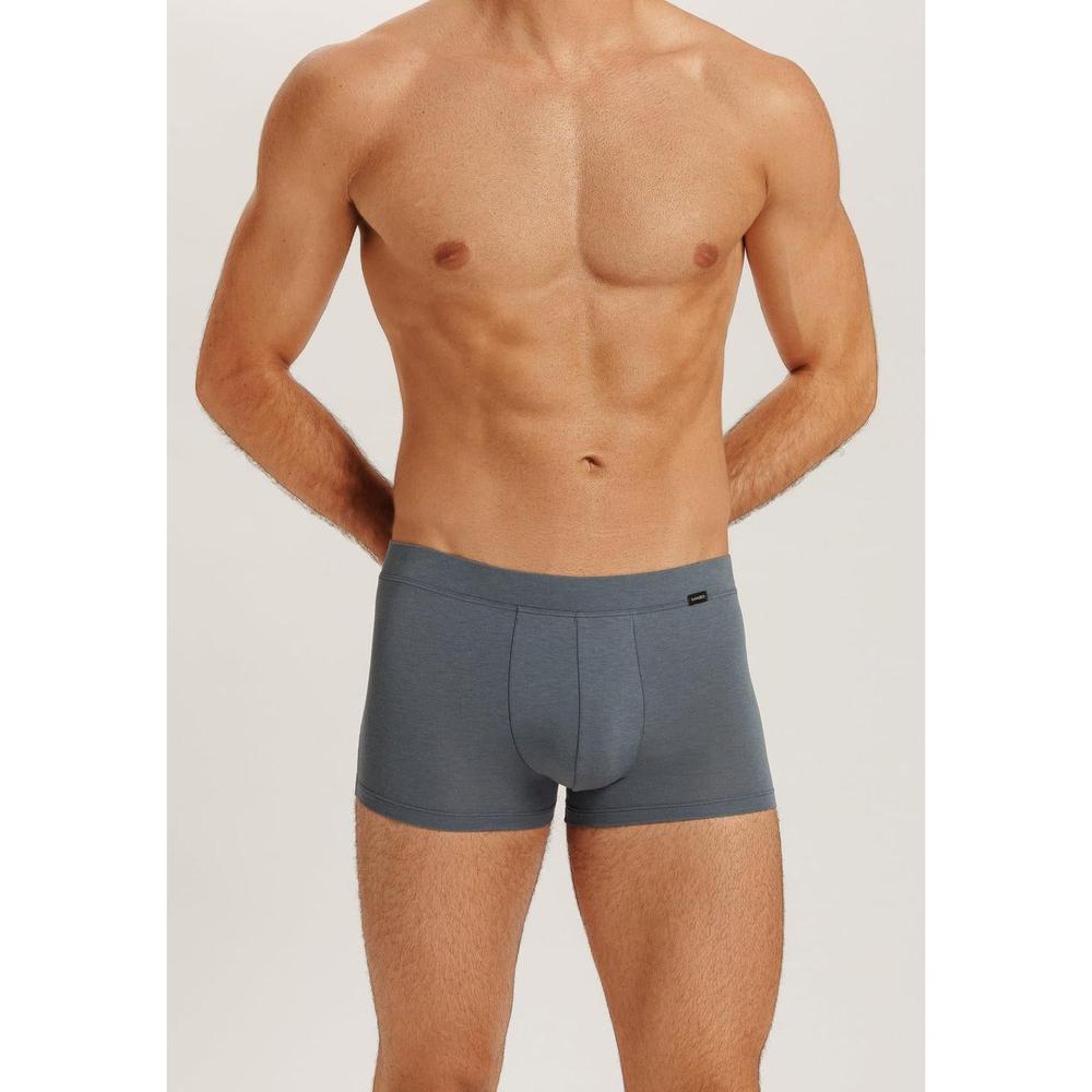 HANRO Natural Function Boxer Trunks, Black Clay