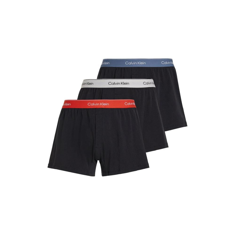3-Pack Slim Boxer Shorts, Black