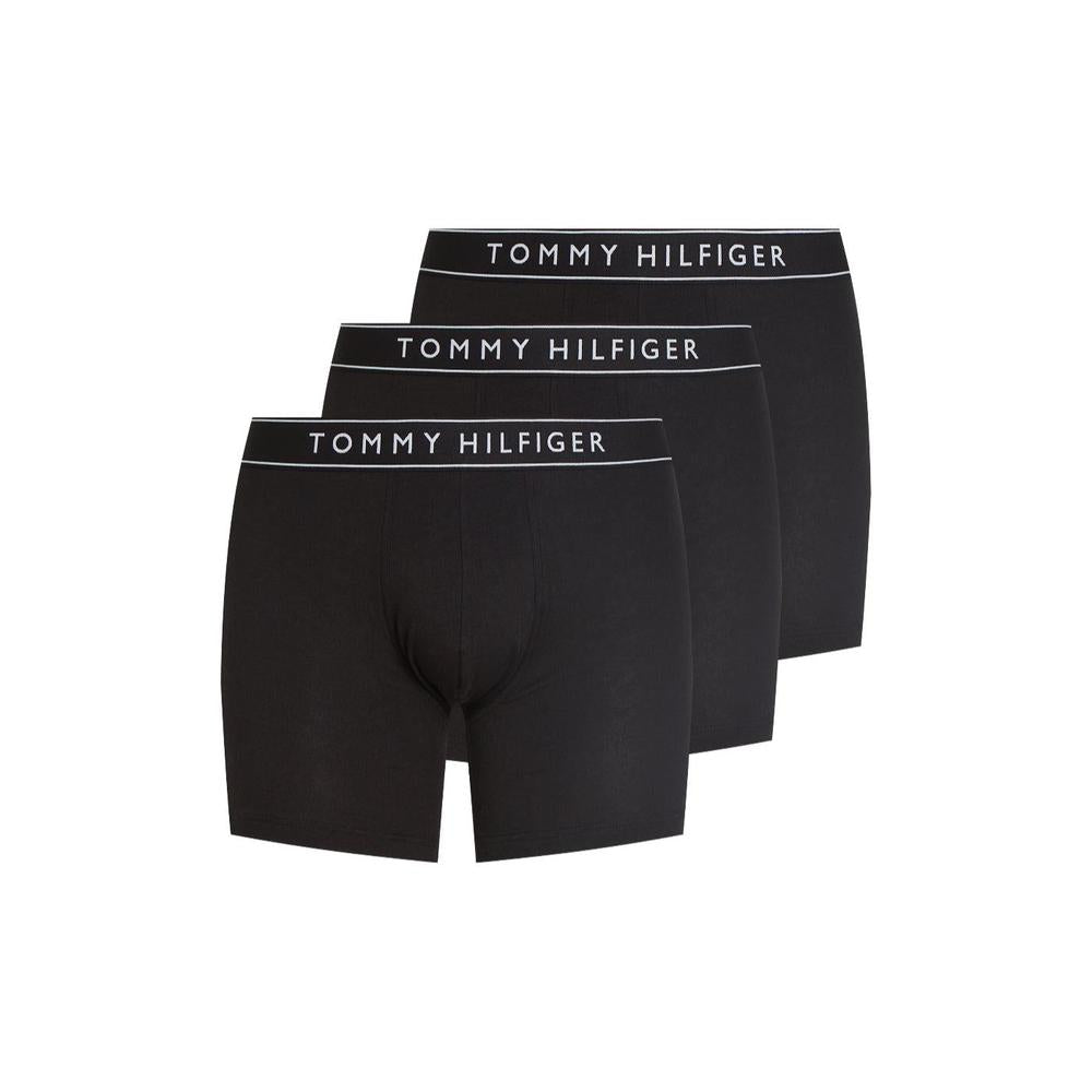 Tommy Hilfiger 3-Pack Boxer Briefs, Black. 