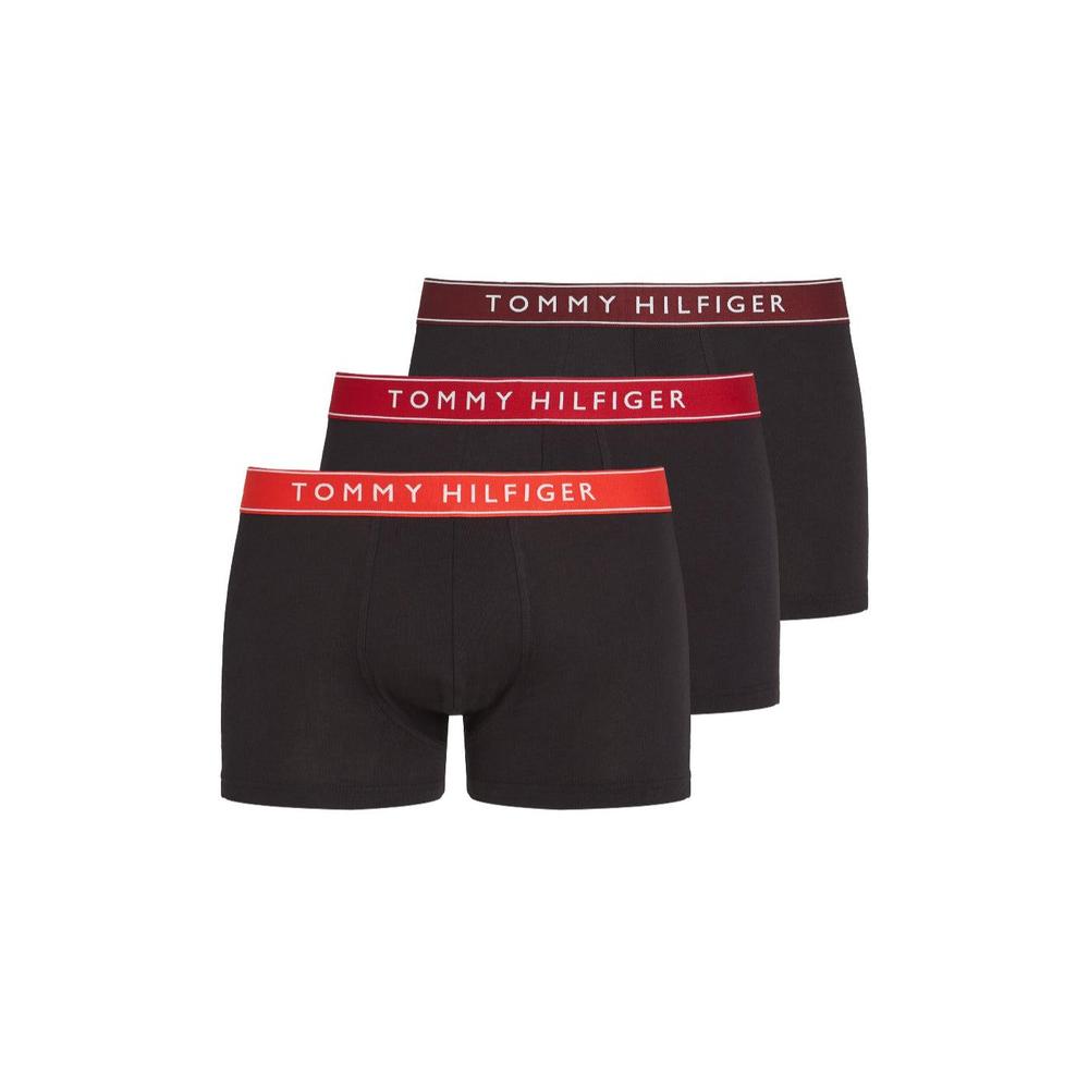 Tommy Hilfiger 3-Pack Boxer Trunks, Hot Heat/Medium Red/Deep Rouge