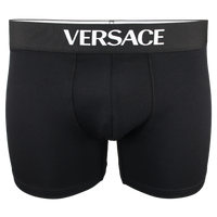 Black Versace boxer briefs on a white background