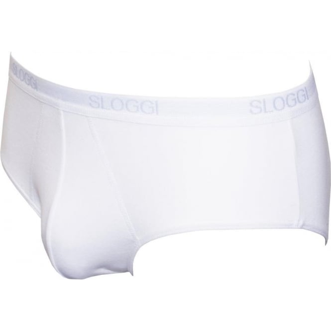 2-Pack Basic Midi Briefs, White-Sloggi-UNDERU
