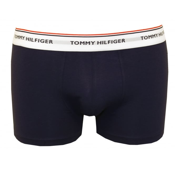 Tommy Hilfiger 3-Pack Premium Essentials Boxer Trunks, Navy