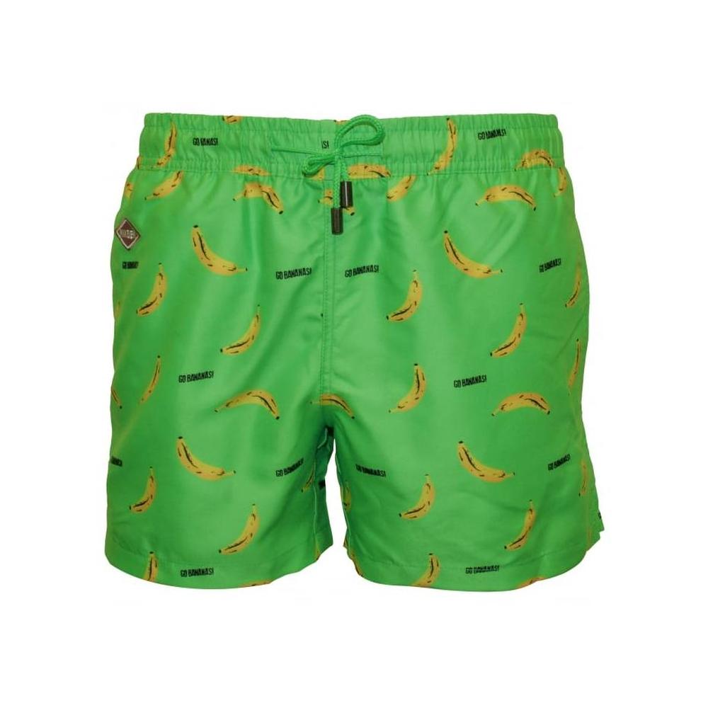 Go Bananas Swim Shorts, Green-Nikben-UNDERU
