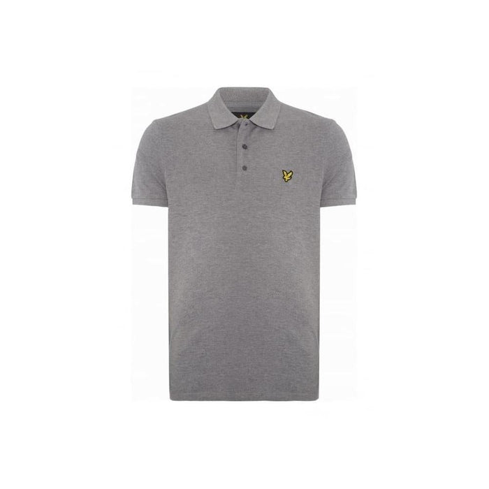 Classic Pique Polo Shirt, Grey Marl-Lyle & Scott-UNDERU