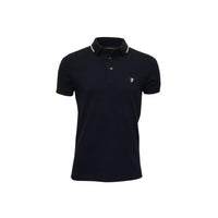 Tipped Pique Polo Shirt, Navy-French Connection-UNDERU