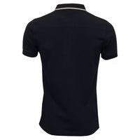 Tipped Pique Polo Shirt, Navy-French Connection-UNDERU