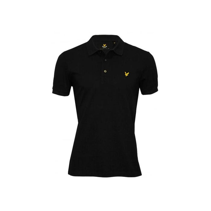 Classic Pique Polo Shirt, True Black-Lyle & Scott-UNDERU