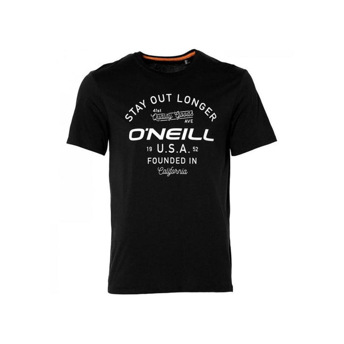 LM Stay Out Longer Crew-Neck T-Shirt, Black Out-O'Neill-UNDERU