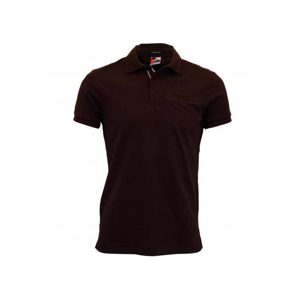 Premium Pique Polo Shirt with pocket and contrast rib details, Burgundy-Scotch & Soda-UNDERU