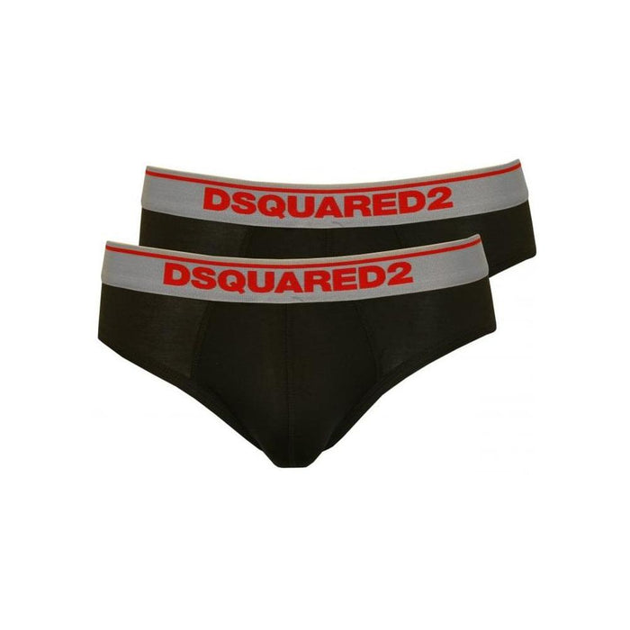 2-Pack Low-Rise Briefs in Modal Stretch, Black-DSquared2-UNDERU