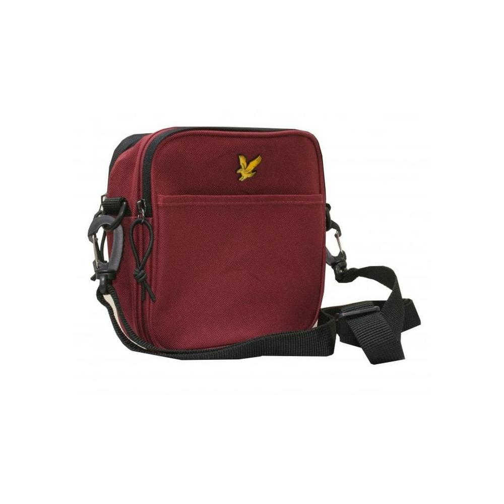 Front-Pocket Fabric Reporter Bag, Claret-Lyle & Scott-UNDERU