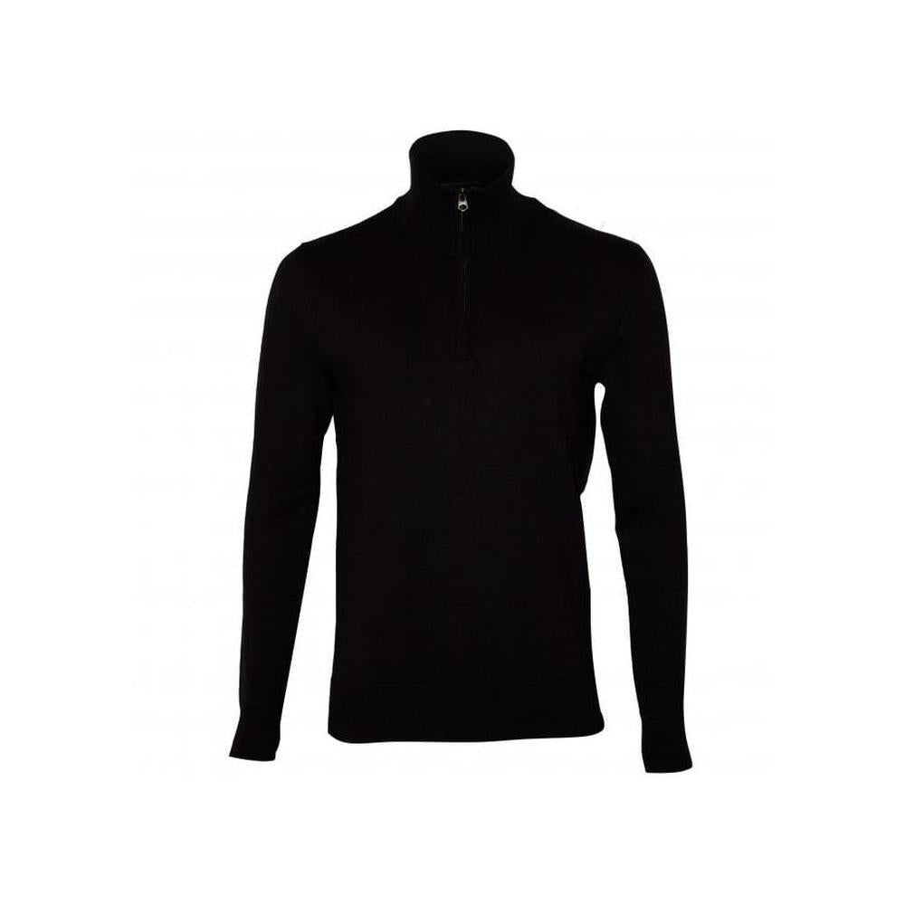 Half-Zip Crew-Neck Jumper, Navy-French Connection-UNDERU