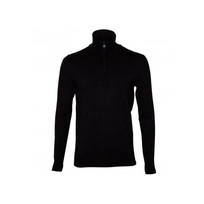 Half-Zip Crew-Neck Jumper, Navy-French Connection-UNDERU