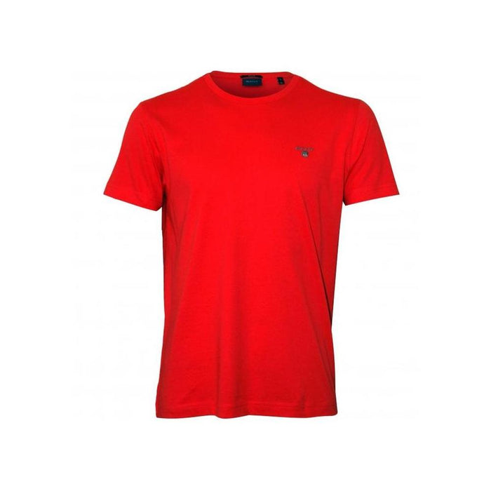 Original Solid Crew-Neck T-Shirt, Watermelon Red-GANT-UNDERU