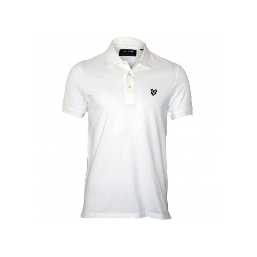 Classic Pique Polo Shirt, White-Lyle & Scott-UNDERU