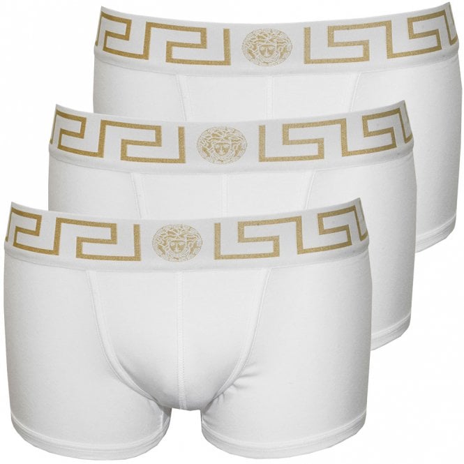 CR7 3-Pack Classic Logo Briefs, White W/ Yellow/pink/purple