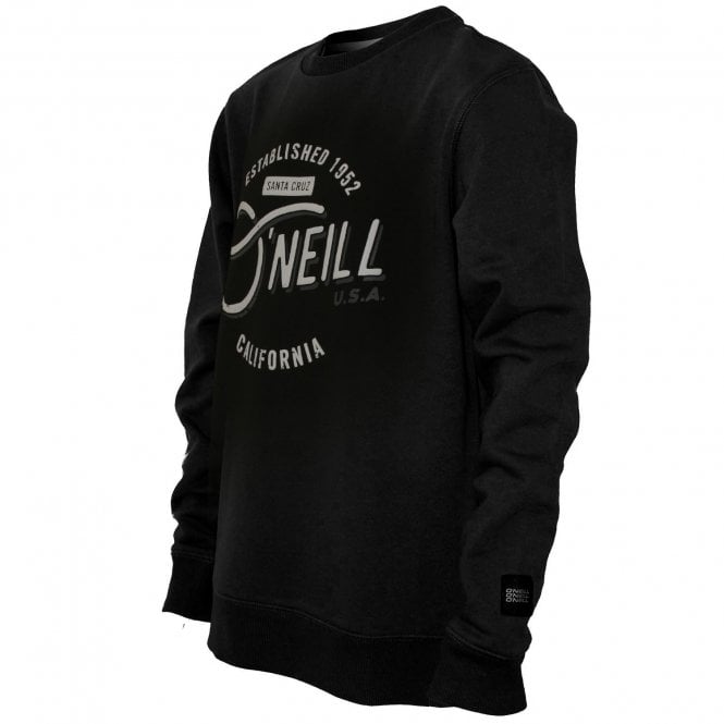 LB Cali Crew-Neck Boys Sweatshirt, Black Out-O'Neill-UNDERU