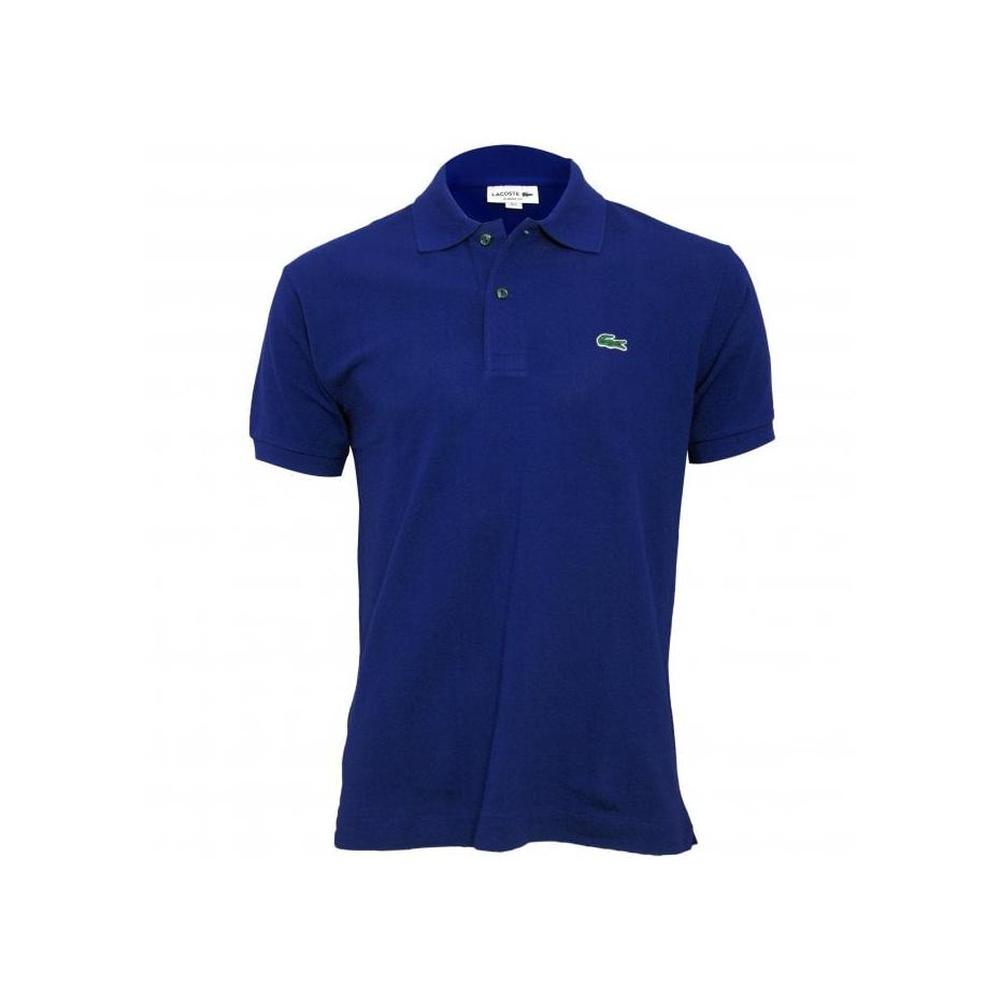 Classic Fit Pique Polo Shirt, Electric Blue-Lacoste-UNDERU