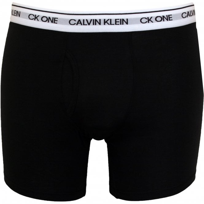 Calvin Klein 2-Pack CK One Cotton Stretch Boxer Briefs, Black