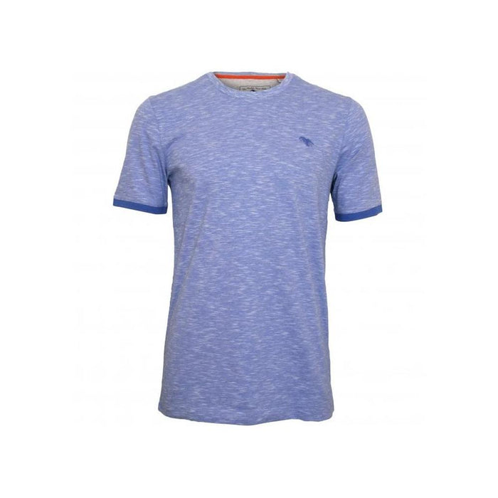Crew-Neck T-Shirt, Blue Melange-Ted Baker-UNDERU