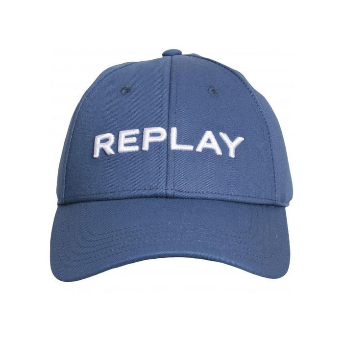 Classic Logo Baseball Cap, Indigo Blue-Replay-UNDERU
