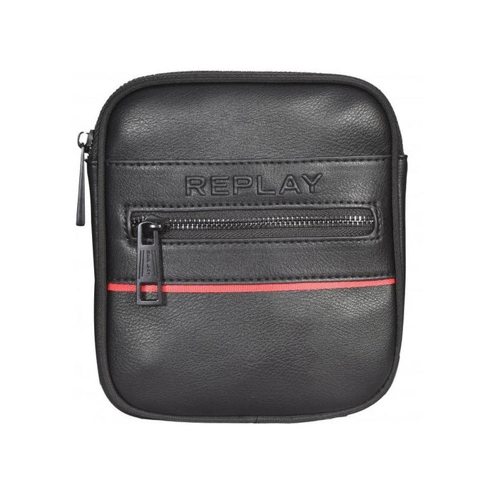 Mini Messenger Bag, Black-Replay-UNDERU