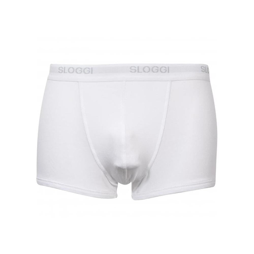 Basic Short Boxer Trunk, White-Sloggi-UNDERU
