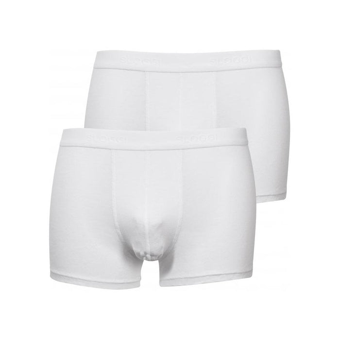 2-Pack 24/7 Short Boxer Trunks, White-Sloggi-UNDERU