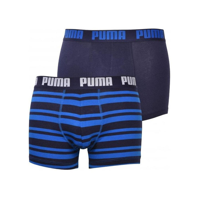 2-Pack Heritage Stripe Boxer Briefs, Blue/Navy-Puma-UNDERU