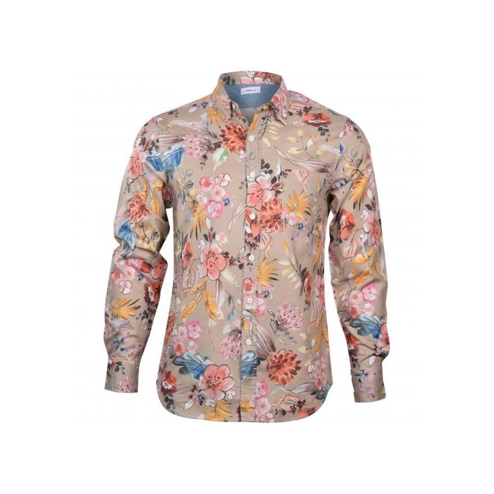Floral Print Shirt, Fawn/multi-Replay-UNDERU