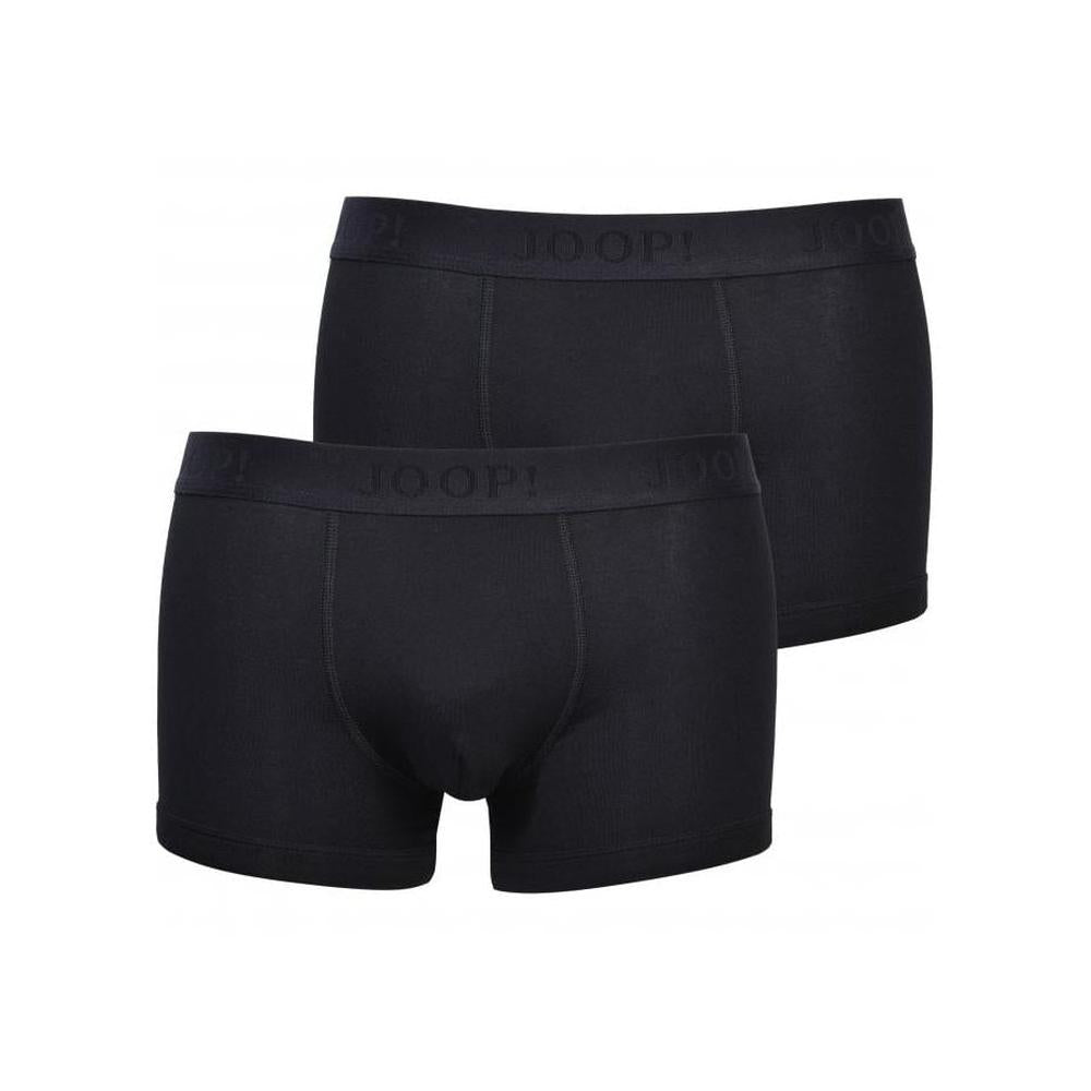 2-Pack Cotton Modal Boxer Trunks, Black-Joop!-UNDERU