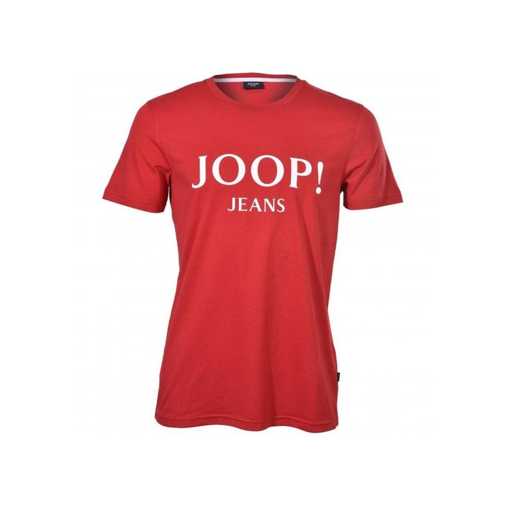 Jeans Logo Print T-Shirt, Red/white-Joop!-UNDERU