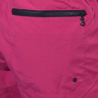 Jockey-Contrast Waistband Longer-Length Swim Shorts, Fuchsia/black-UNDERU