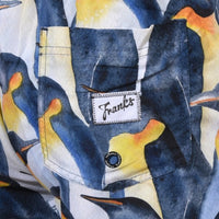 Penguin Island Swim Shorts, Black/white-Franks-UNDERU