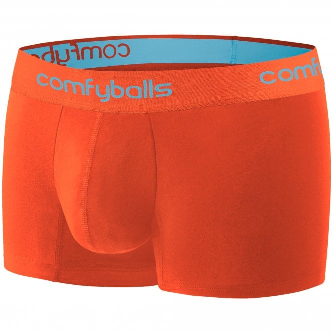 Comfyballs-Performance Boxer Trunk, Sunset Orange-UNDERU