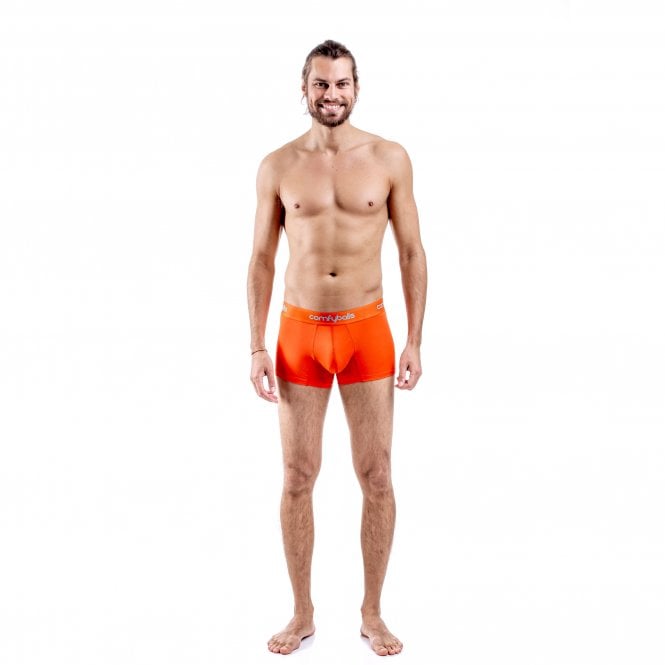 Comfyballs-Performance Boxer Trunk, Sunset Orange-UNDERU