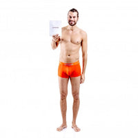 Comfyballs-Performance Boxer Trunk, Sunset Orange-UNDERU