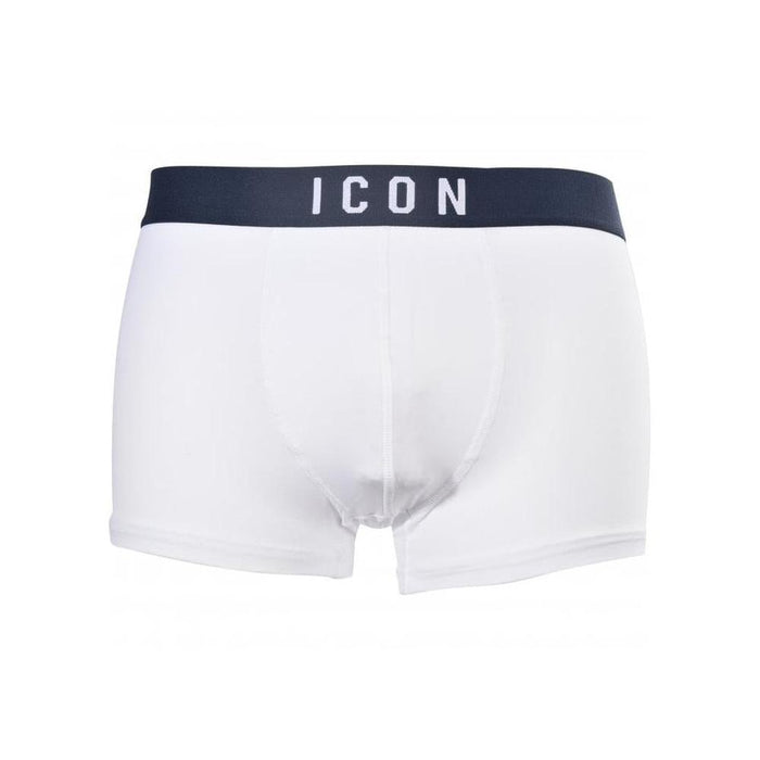 ICON Logo Boxer Trunk, White/navy-DSquared2-UNDERU