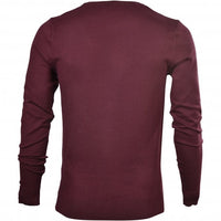Hyperflex Cotton Crew-Neck Jumper, Burgundy-Replay-UNDERU