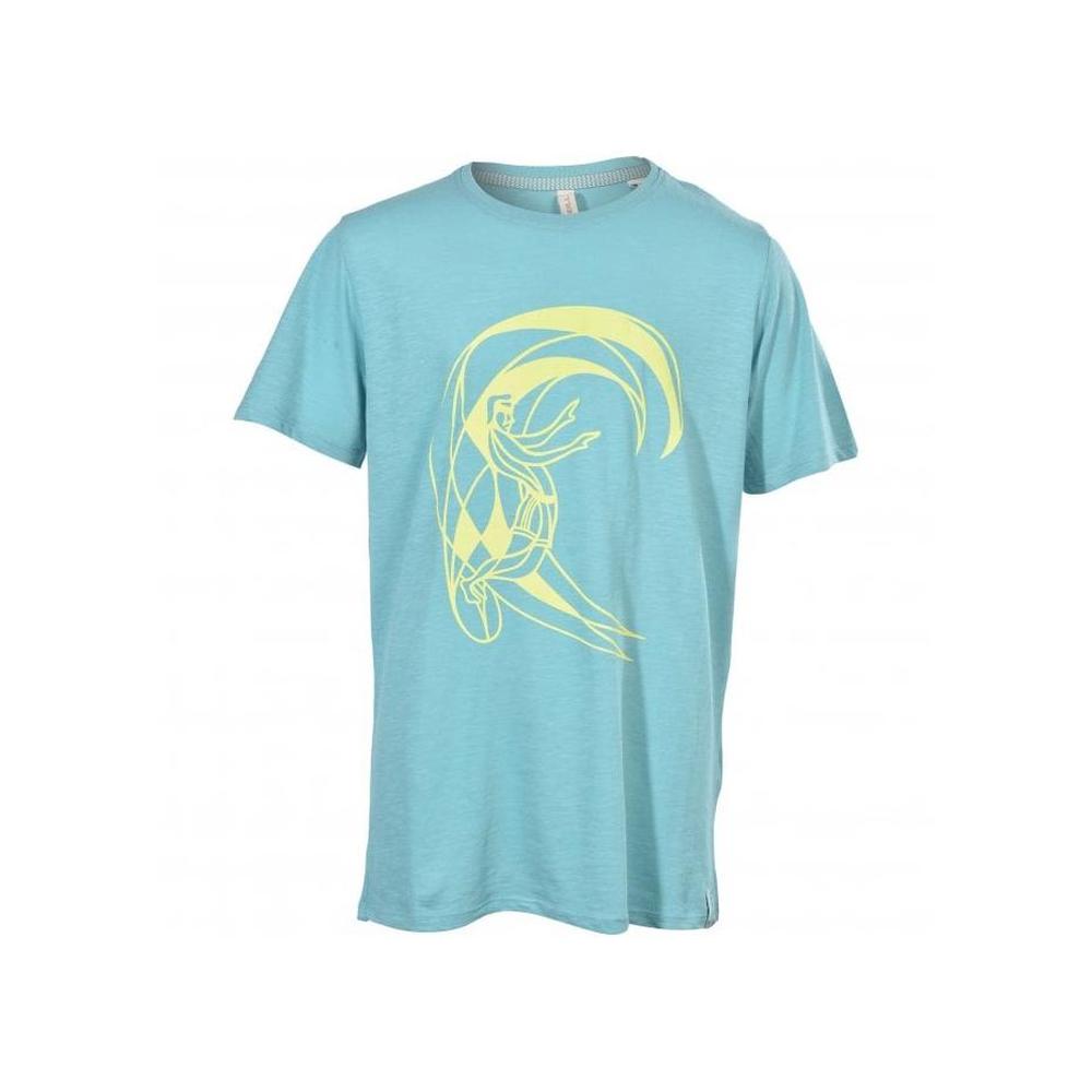 Boys Circle Surfer T-Shirt, Aqua Blue-O'Neill-UNDERU