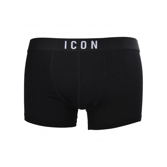 ICON Logo Boxer Trunk, Black-DSquared2-UNDERU