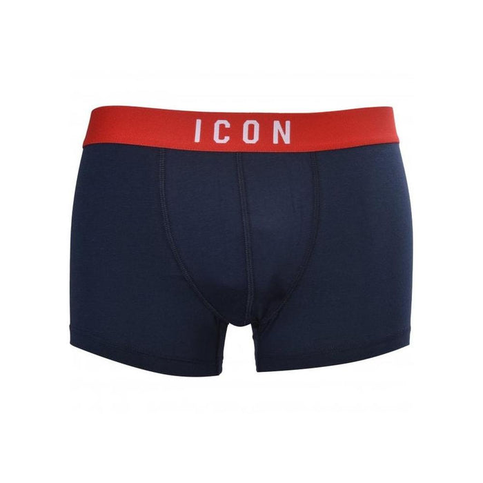 ICON Logo Boxer Trunk, Navy/red-DSquared2-UNDERU