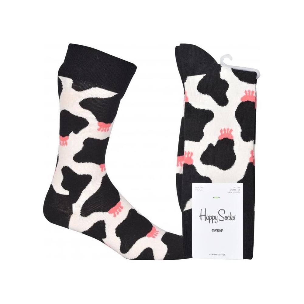 Cowzy Socks, Black-Happy Socks-UNDERU