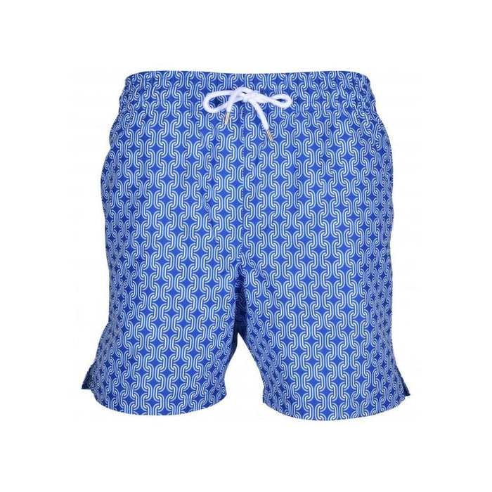 St Tropez Swim Shorts, Blue-Derek Rose-UNDERU