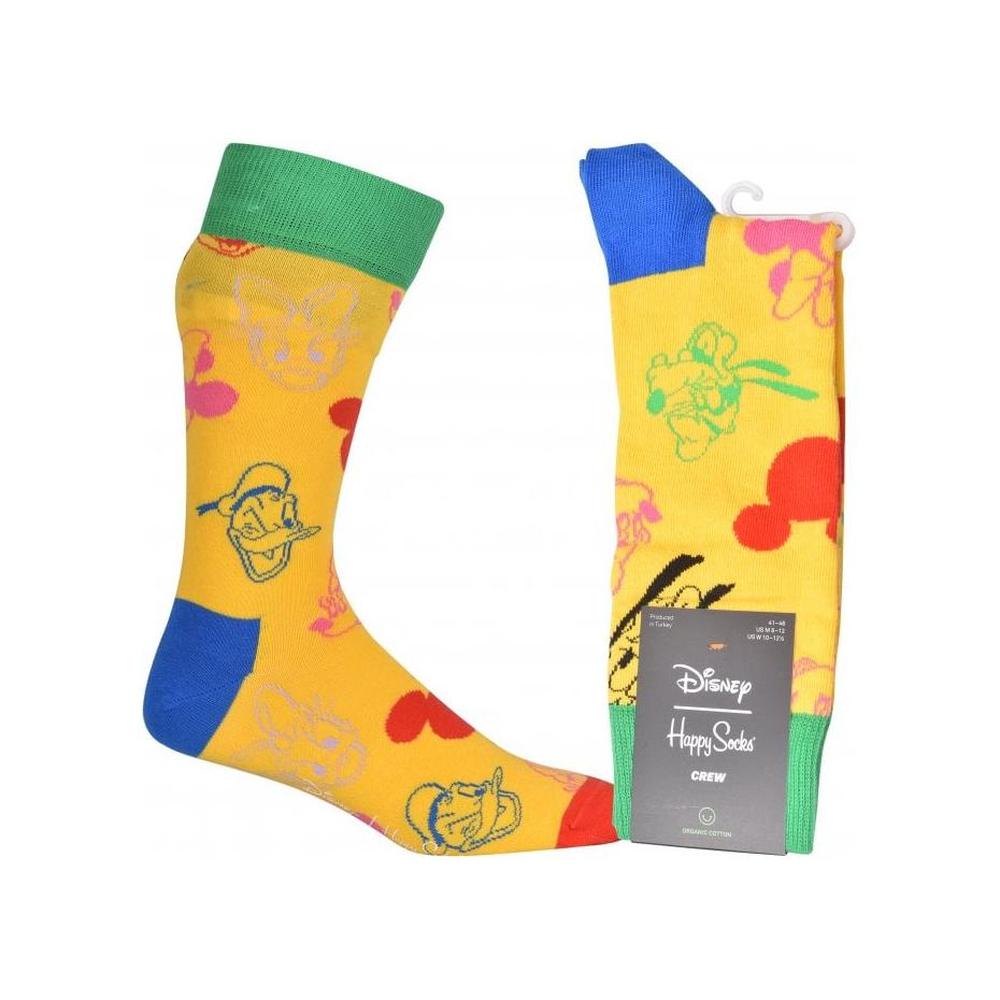All Smiles Pluto Disney Socks, Yellow-Happy Socks-UNDERU
