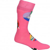 Daisy & Minnie Dot Disney Socks, Pink-Happy Socks-UNDERU